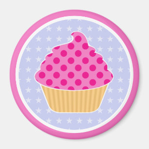 Imán Kawaii Cupcake Magnet