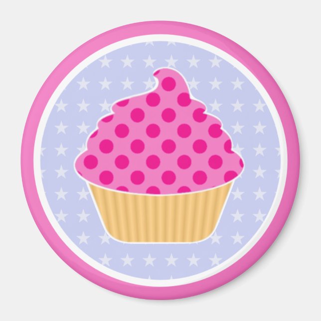 Imán Kawaii Cupcake Magnet (Frente)