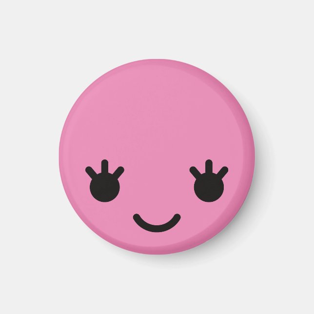 Imán Kawaii Cute Face (Frente)