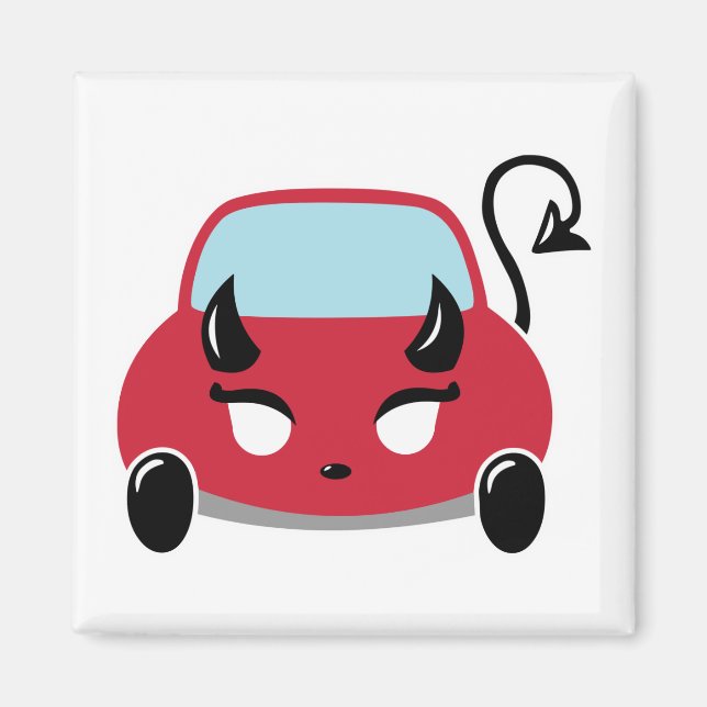 Imán Kawaii Devil Car (Frente)