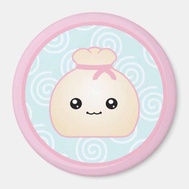 Imán Kawaii Dumpling Magnet (Frente)