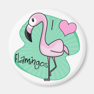 Imán Kawaii Flamingo Magnet