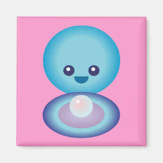 Imán Kawaii Happy Clam
