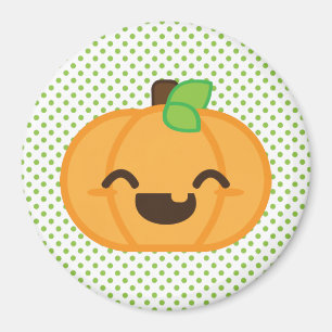 Imán Kawaii Jack O Lantern Pumpkin Magnet