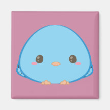 Kawaii Lineolated Parakeet Magnet