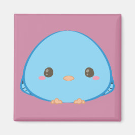 Imán Kawaii Lineolated Parakeet Magnet