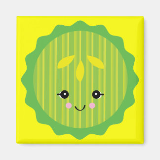 Imán kawaii pickle slice