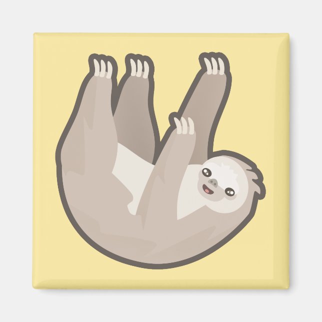 Imán Kawaii Sloth (Frente)