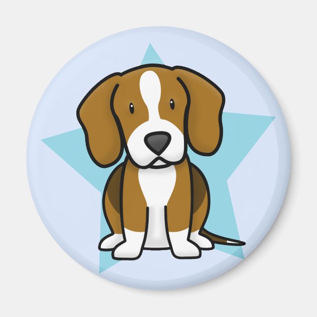 Imán Kawaii Star Beagle Magnet (Frente)