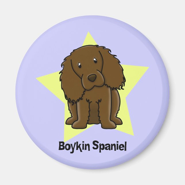 Imán Kawaii Star Boykin Spaniel (Frente)