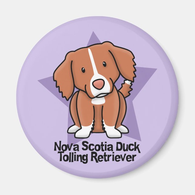 Imán Kawaii Star Nova Scotia Duck Tolever (Frente)