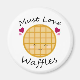 Imán Kawaii Waffle