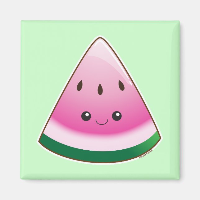 Imán Kawaii Watermelon (Frente)