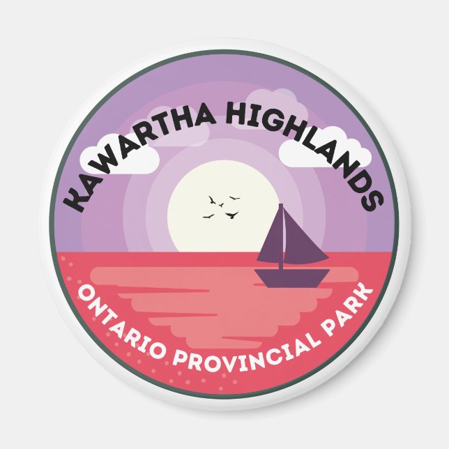 Imán Kawartha Highlands Ontario Provincial Park Magnet (Frente)