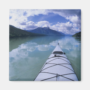 Imán Kayak al final del Lago de Azure en Wells