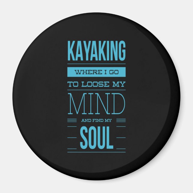 Imán Kayak Donde Voy A Perder Mi Mente (Frente)