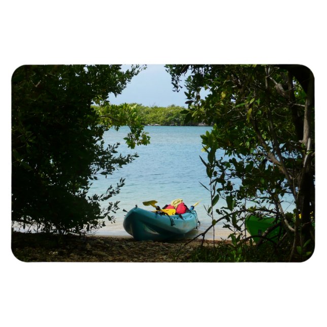 Imán Kayak en St. Thomas Islas Vírgenes Estadounidenses (Horizontal)