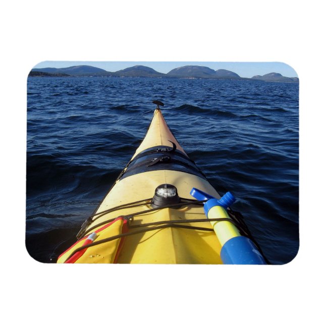 Imán Kayak en un lago Magnet (Horizontal)