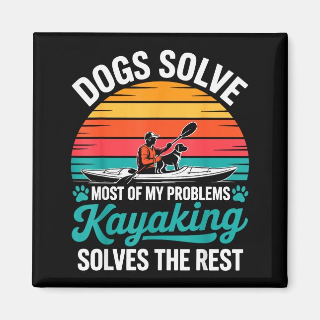 Imán Kayak Novelty For Men Women Kayaker Kayaking Kayak (Frente)