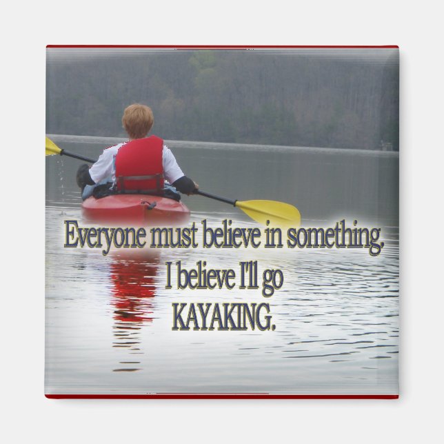IMÁN KAYAKING MOTTO / CITA (Frente)