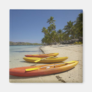 Imán Kayaks en la playa, Plantation Island Resort