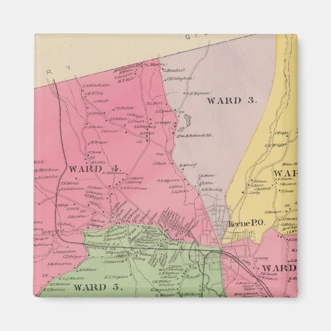 Imán Keene, Cheshire Co (Frente)