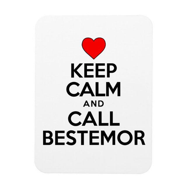 Imán Keep Calm And Call Bestemor (Vertical)