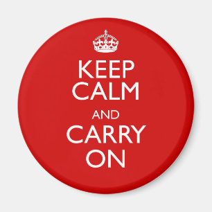 Imán Keep Calm and Carry On