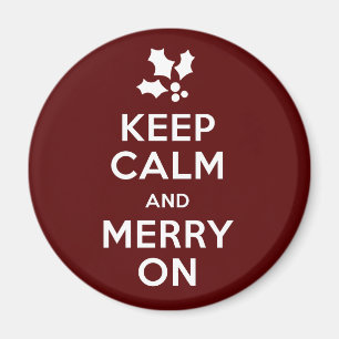 Imán Keep Calm and Merry On