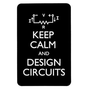 Imán Keep Calm Design Circuits