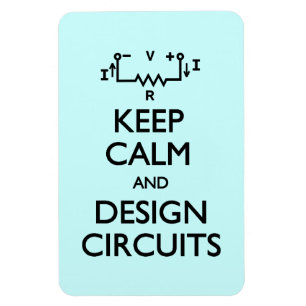 Imán Keep Calm Design Circuits