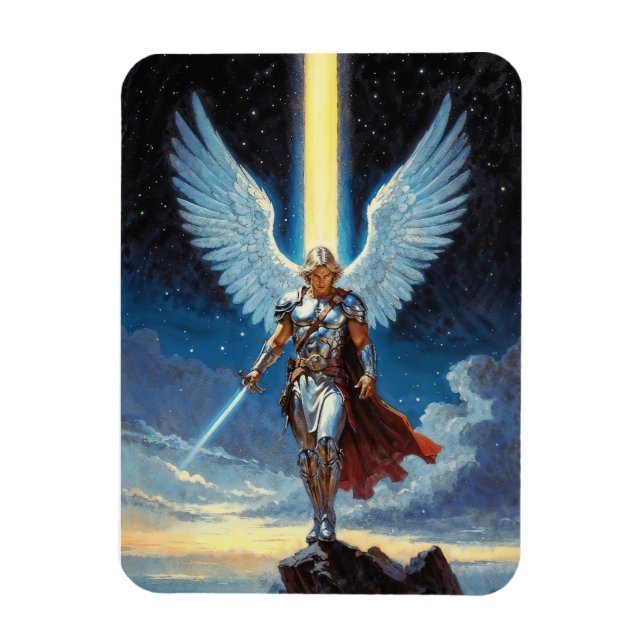 Imán Keeper of the Celestial Gate Archangel Michael (Vertical)