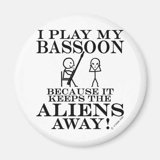 Imán Keeps Aliens Away Bassoon (Frente)