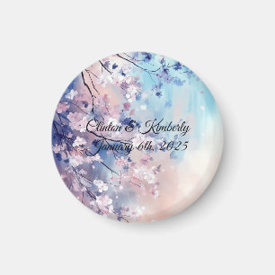 Imán Keepsake, Boda del Personalizable de Aiko - Salve