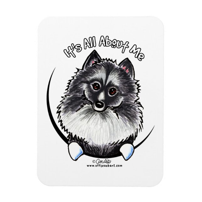 Imán Keeshond IAAM (Vertical)
