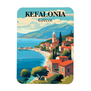 Imán Kefalonia Grecia Travel Souvenir Magnet