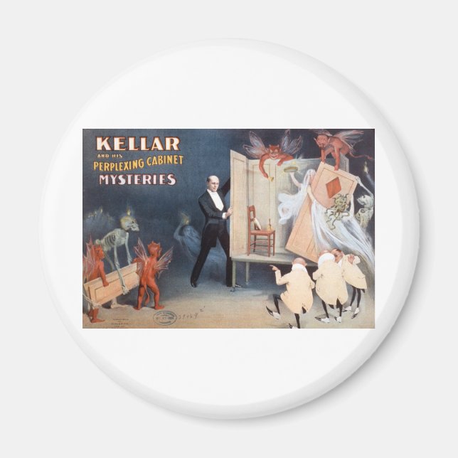 Imán Keller y sus misterios del desconcertante gabinete (Frente)