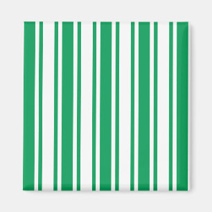 Imán Kelly rayas de caramelo verde y blanco