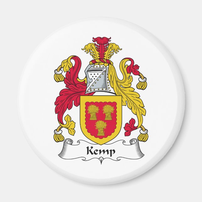 Imán Kemp Family Crest (Frente)
