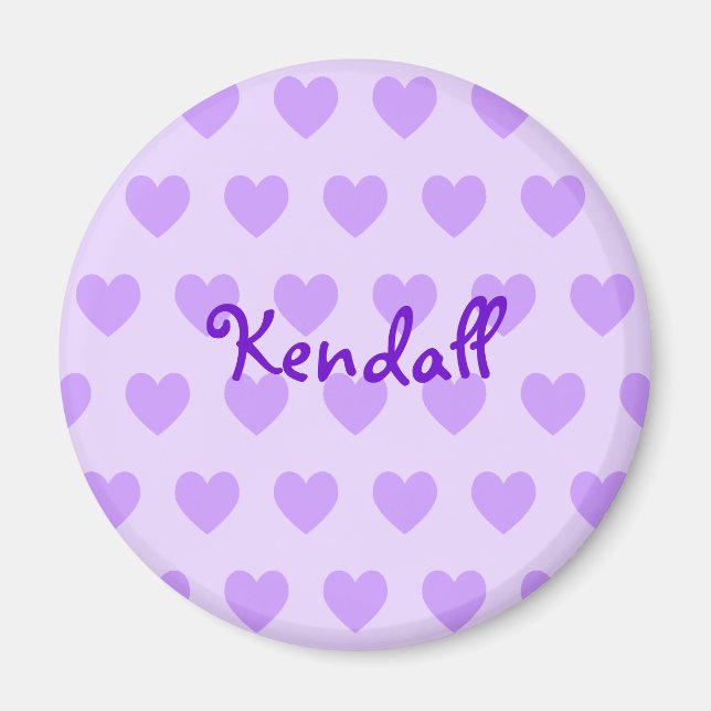 Imán Kendall en morado (Frente)
