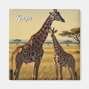 Imán Kenia: Masai Mara Girafas viajan