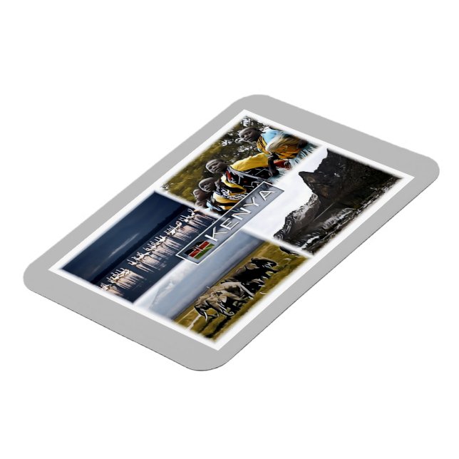 Imán Kenia - Mosaico - (Lado Izquierdo)