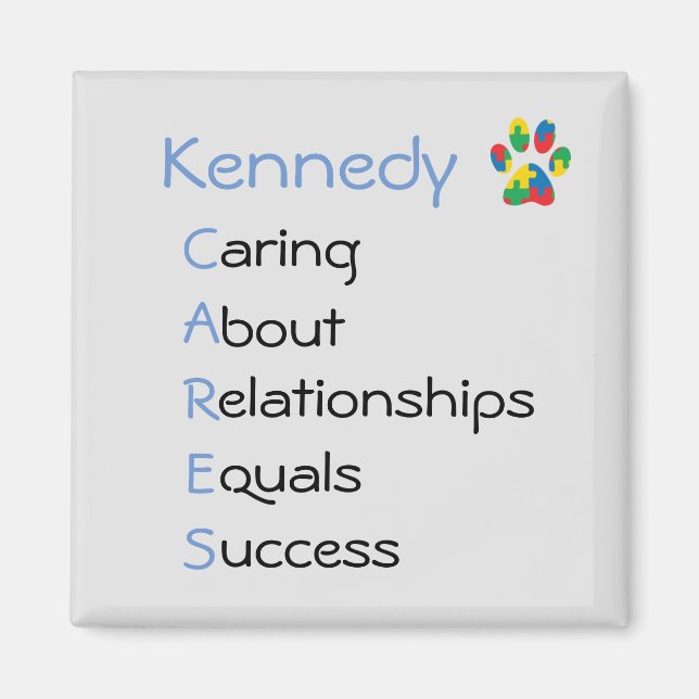 Imán Kennedy CARES Magnet (Frente)