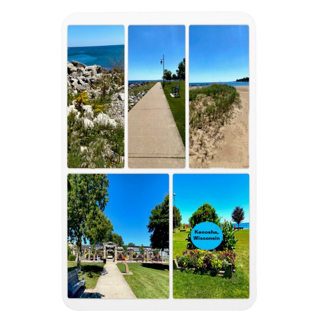 Imán Kenosha, Wisconsin (Vertical)