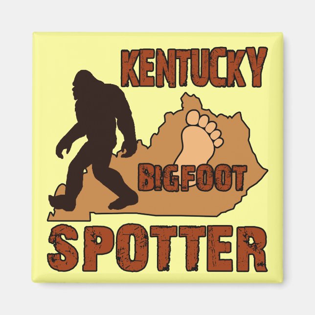 Imán Kentucky Bigfoot Spotter (Frente)