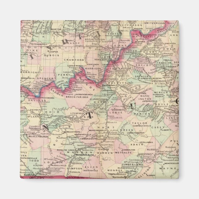 Imán Kentucky, Tennessee (Frente)