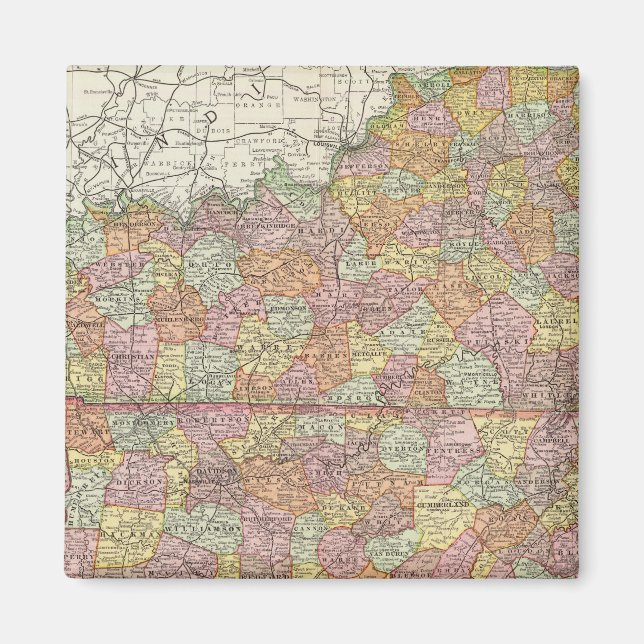 Imán Kentucky y Tennessee 3 (Frente)