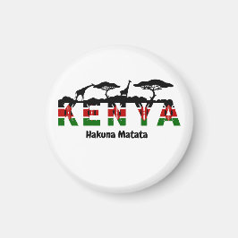Imán Kenya Hakuna Matata Fridge Magnet.