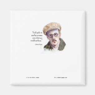 Imán Kerr/Londres James Joyce & cita "Dios habló"