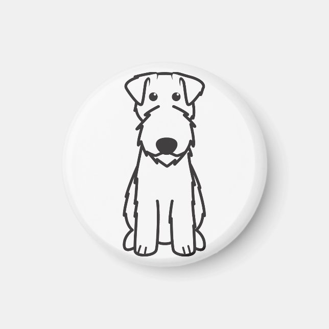 Imán Kerry Blue Terrier Dog Personalizado (Frente)